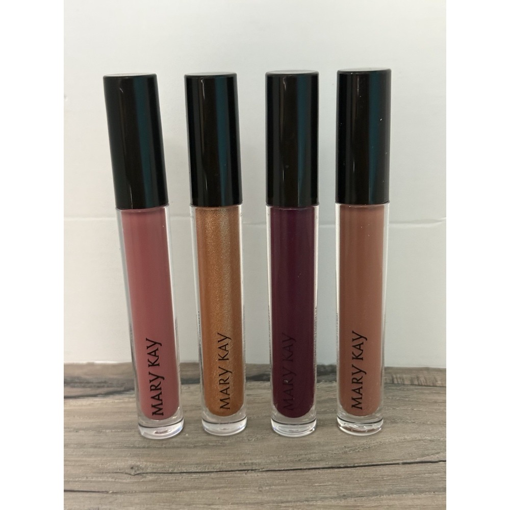 NEW Lot of 4 MARY KAY Unlimited Lip Gloss Mixed Colors